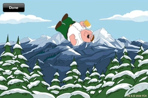Peter Griffin in Montagna
