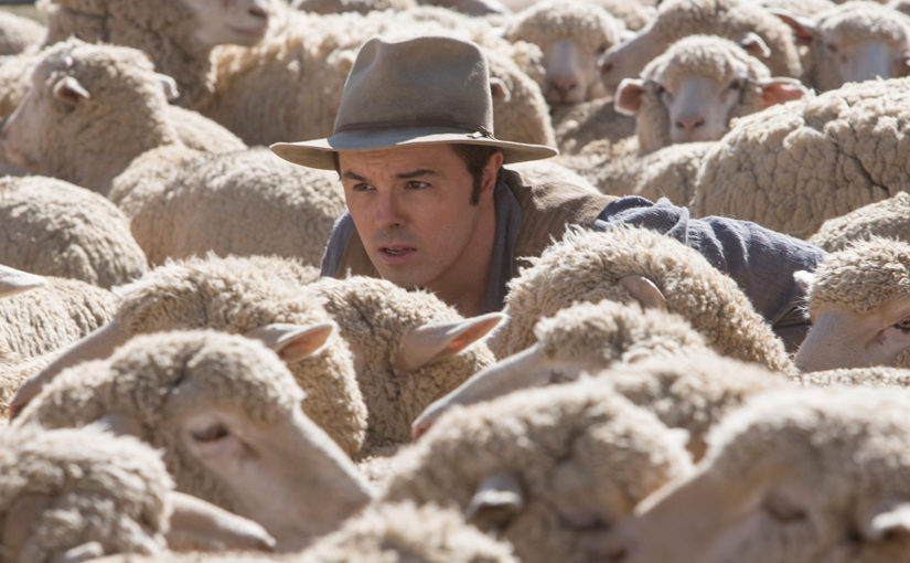 Albert (Seth MacFarlane) tra le pecore