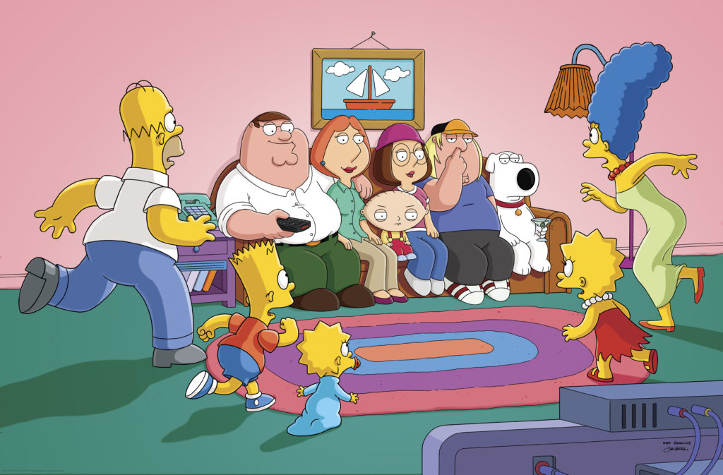 La famiglia Griffin visita la famiglia Simpson