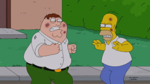 Peter combatte con Homer