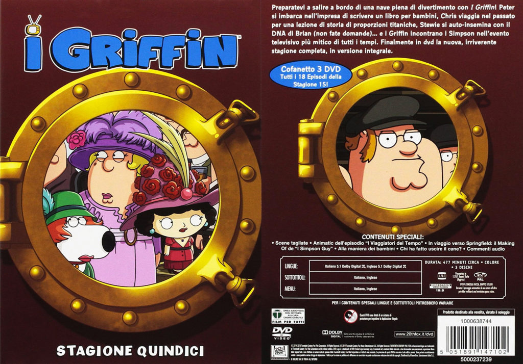 I Griffin Stagione 15 in DVD