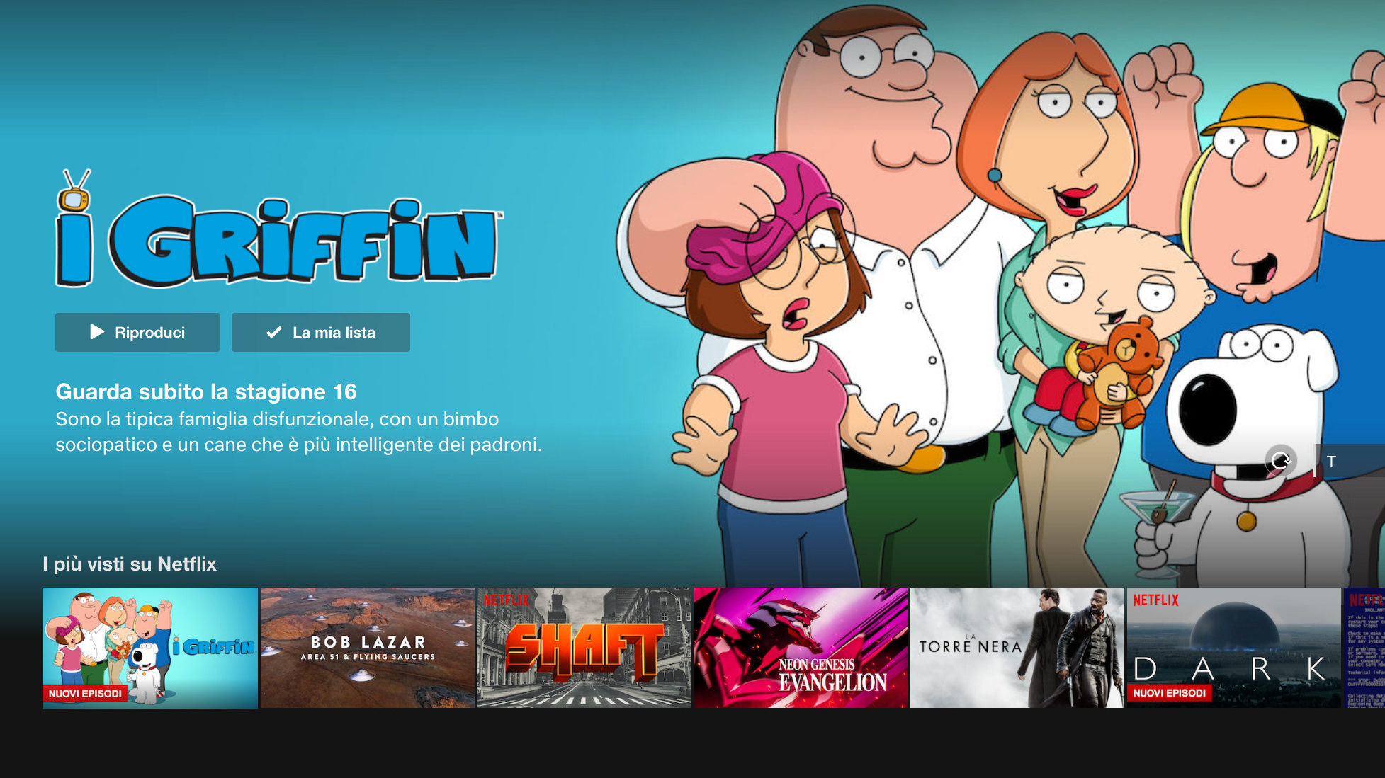 Uscite Netflix luglio 2019 Stagione 16 de I Griffin